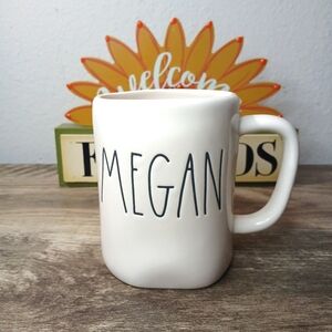 MEGAN Name personalized RAE DUNN MAGENTA ARTISAN COFFEE MUG